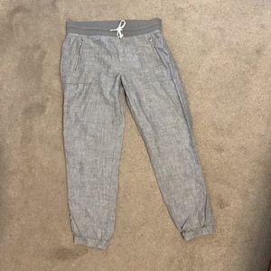 Athleta Linen joggers sz 10